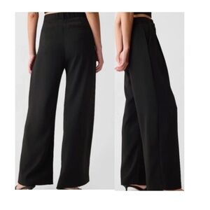 Gap 365 High Rise Relaxed Fit Trousers. Black. Size 14
